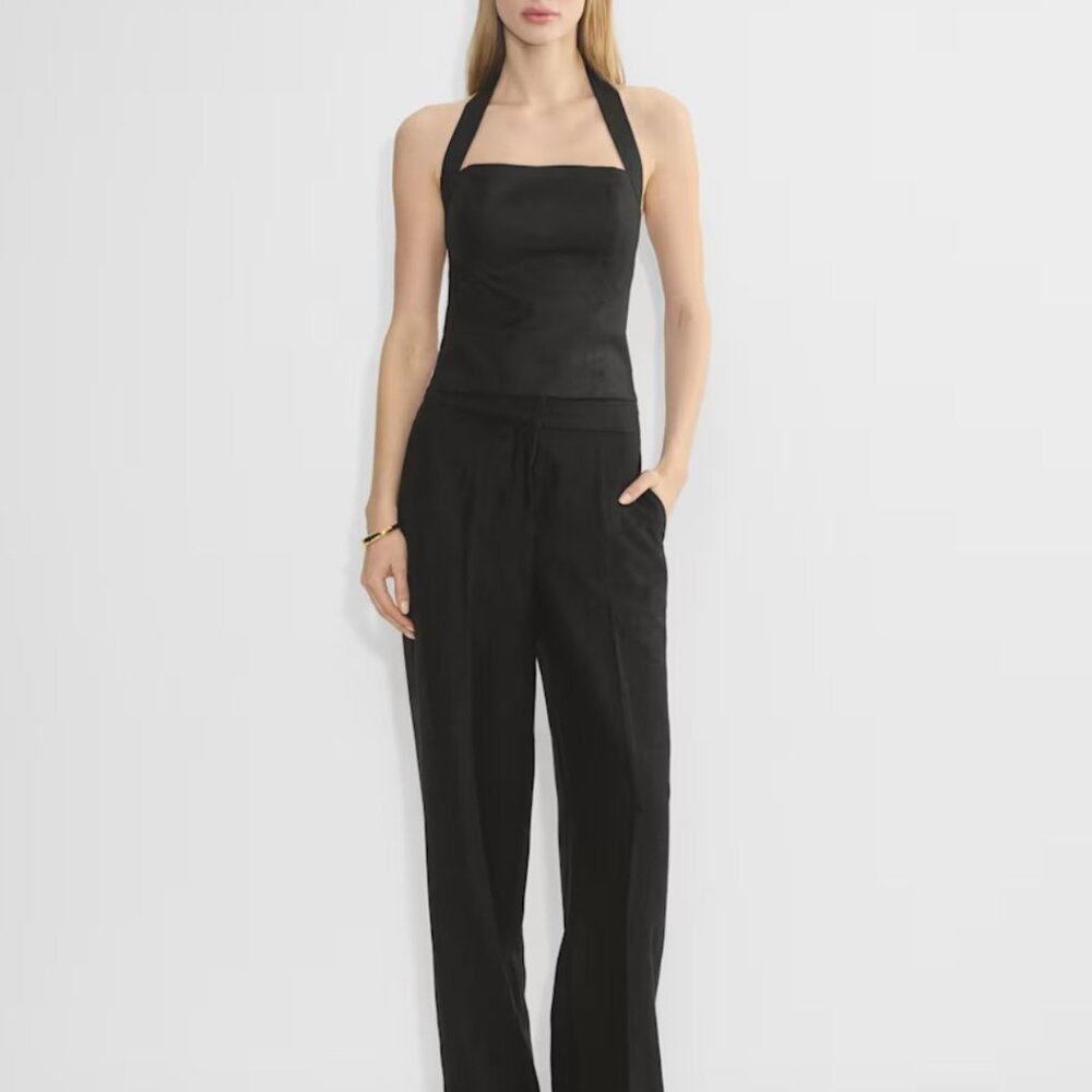 NWT Aritzia The Limitless Pant - CruiseLinen Dark Night Navy 10